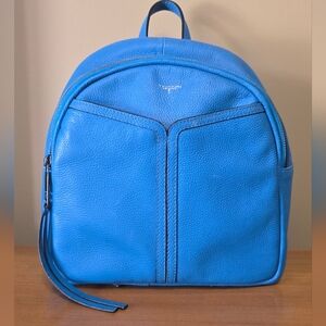 T Tahari Courtney Leather Backpack Purse Bag